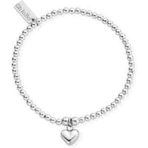 ChloBo Silver Lovely Puff Center Bracelet – Silver