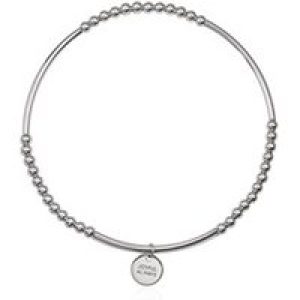 Search + In finding Pleased At all times Silver Beaded Bracelet – Silver