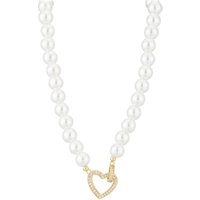 August Woods Gold Pearl Related Middle Necklace - Gold - Image 2