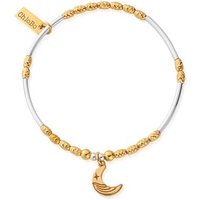 ChloBo Gold + Silver Luna Moon Bracelet - Gold - Image 2