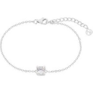 Argento Silver Sq. Crystal Bracelet – 925 Silver