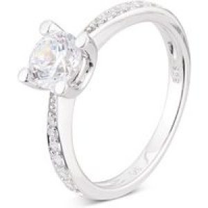 Argento Silver Sq. Crystal Ring – Ring Measurement 52 925 Silver