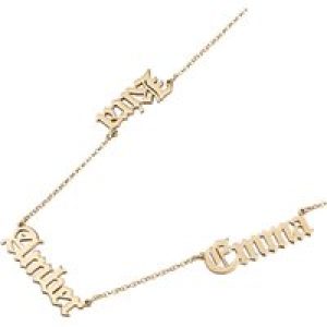Argento More than one Title Necklace – Gold