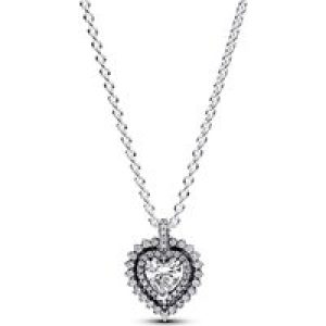 Pandora Glowing Center Halo Pendant Necklace – 45cm