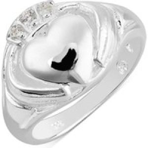 Argento Silver Chunky Claddagh Ring – 52