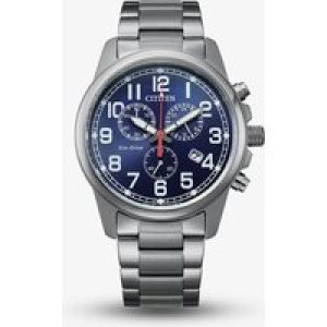 Citizen Eco-Drive Military Blue Bracelet Watch AT0200-56L