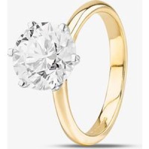Pre-Owned 18ct Yellow Gold Certificated 3.11ct Diamond Solitaire Ring 4112475