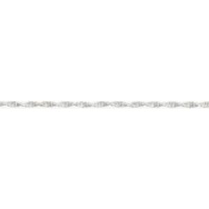 Sterling Silver 16 Inch Prince of Wales Rope Chain S10R16