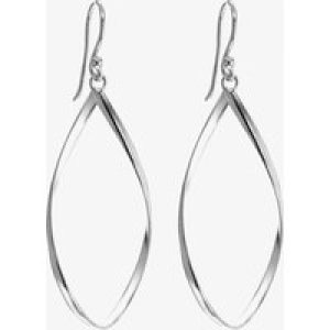 Sterling Silver Twisted Teardrop Dropper Earrings 8.54.1219
