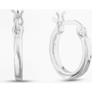 Sterling Silver 15mm Square-Tube Hoop Earrings 8.53.9259