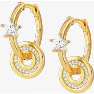 Nomination Sentimental Yellow Gold Tone Star Hoop Earrings 149206/002