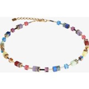 Coeur De Lion Ladies GeoCUBE Multicoloured Square Crystal Necklace 2838/10-1516