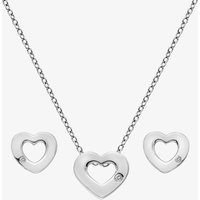 Hot Diamonds Diamond Amulets Heart Pendant & Earring Set SS136 - Image 2