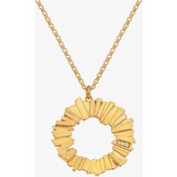 Hot Diamonds Believe Gold Plated Diamond Open Circle Pendant Necklace DP840 - Image 2