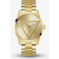 Guess Mens Badge Gold Tone Trademark Dial Watch GW0782G1 - Image 2