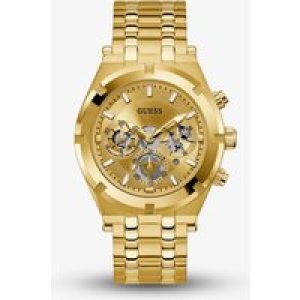 Guess Mens Continental Gold Tone Watch GW0260G4
