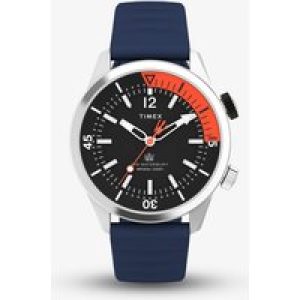 Timex Mens  Waterbury Dive Orange Dial Watch TW2V73500