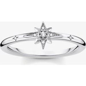 THOMAS SABO Silver Cubic Zirconia Pavé Famous person Ring TR2317-051-14-58