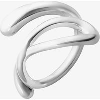 Georg Jensen Mercy Sterling Silver Swirl Ring 200010750056 (56) - Image 2