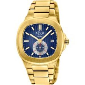 Gv2 Mens Potente 316L Stainless Metal Swiss Computerized ETA 2895 Watch – Silver – One Measurement