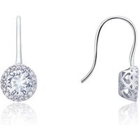 August Woods Silver Halo Drop Earrings - Silver - Image 2