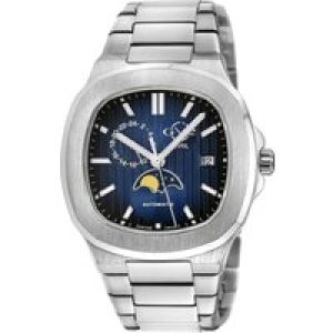 Gv2 Mens Potente Moon Section 18401B Swiss Computerized Sellita SW285-1A Watch – Silver – One Dimension