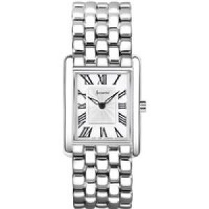 Accurist Girls’s Rectangle Silver Watch – Silver