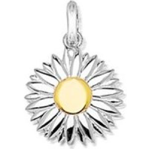 Argento Gold + Silver Daisy Pendant