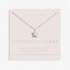 Joma Sterling Silver Congratulations Superstar Necklace – Silver
