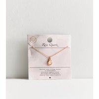 Purple Semi Treasured Rose Quartz Pendant Necklace New Glance - Image 2