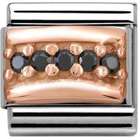 Nomination Rose Gold Black Crystal Appeal - Image 2