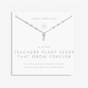 Joma A Little Academics Plant Seeds Necklace – Silver