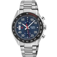Gevril Mens Ascari Chronograph 48311B Swiss Automated Sellita SW500 Watch - Silver - One Dimension - Image 2