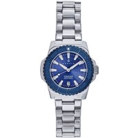 Nautis Mens Cortez Computerized Bracelet Watch w/Date - Silver Stainless Metal - One Dimension - Image 2