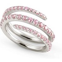 Nomination Lovelight Silver + Red Triple Band Ring Measurement 54 - Ring Measurement 54 - Image 2