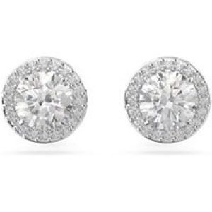 Swarovski Constella Silver Halo Earrings
