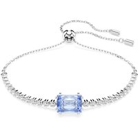Swarovski Matrix Tennis Rhodium White + Blue Blended Cuts Bracelet - Image 2