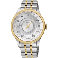 Gevril Mens Jones St. 2106 Swiss Automatic Sellita SW200 Watch - Silver & Gold Stainless Steel - One Size - Image 2