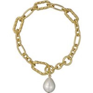 Ted Baker Gold Tiana Twisted Pearl Bracelet – Gold
