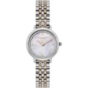 Olivia Burton Rose Gold Honeycomb Gray Dial Watch