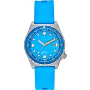Nautis Mens Baltic Strap Watch w/Date – Blue Stainless Metal – One Dimension