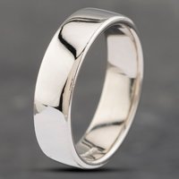 Pre-Owned Palladium Flat 6mm Plain Wedding Ring 41871244 - Image 2