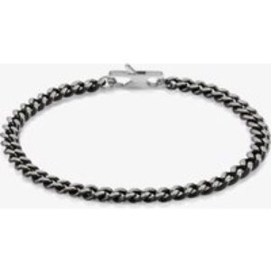 Guess Aiya Napa Black-Tone Chain Bracelet UMB01382STBKL