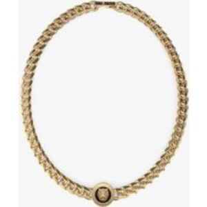 Guess Lion King Gold-Tone Chain Necklace UMN01313YGBK