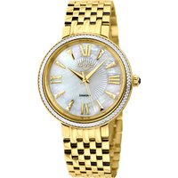 Gevril GV2 12532 WoMens Genoa Swiss Quartz Diamond Watch - Gold - One Size - Image 2
