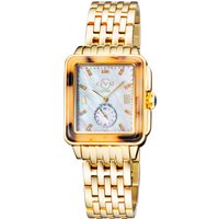 Gevril Gv2 WoMens Swiss Quartz Bari Tortoise Mom of Pearl Dial Two Tone Diamonds watch - Gold Stainless Metal - One Measurement - Image 2