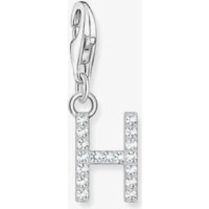 THOMAS SABO Silver Cubic Zirconia Letter H Charm 1947-051-14