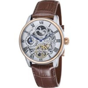 Thomas Earnshaw Longitude Mens Automatic Fine Brown Watch ES-8006-08 – Silver & Brown – One Size