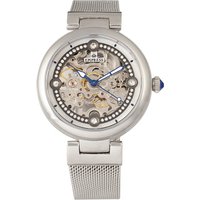 Empress Womens Adelaide Automatic Skeleton Mesh-Bracelet Watch - Silver Stainless Steel - One Size - Image 2