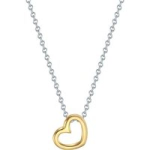 Trilani Womens Female Sterling Silver Necklace – Silver & Gold – Size 40cm